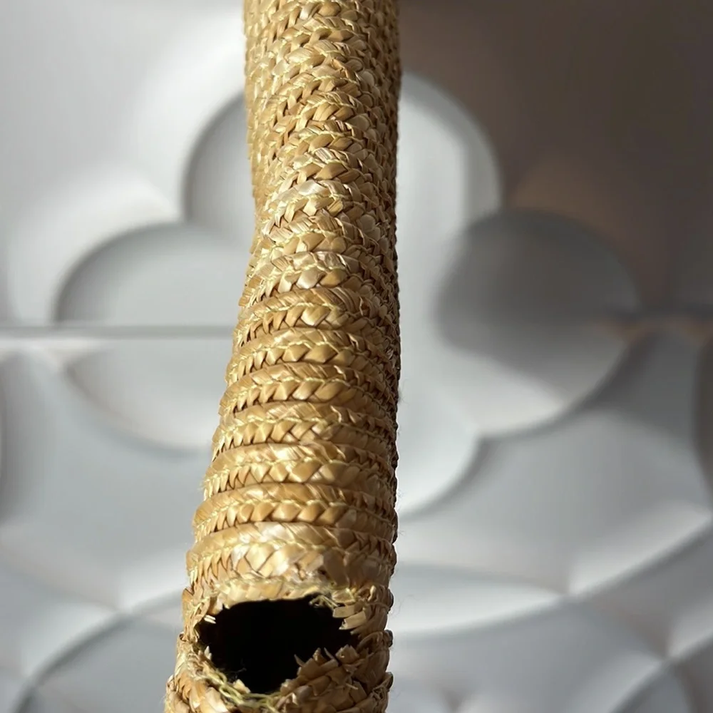 Carolina Santo Domingo Straw Amphora crossbody Bag - Picture 7 of 8